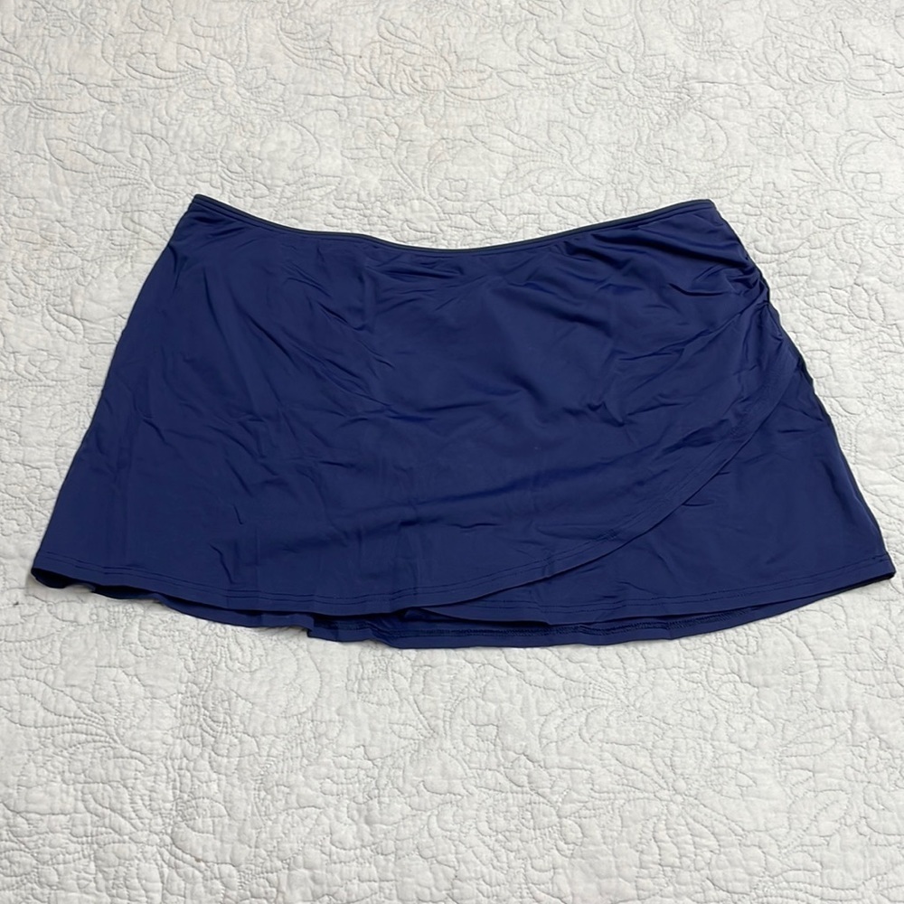 14‎ Lands End Swim Skirt A04 6421